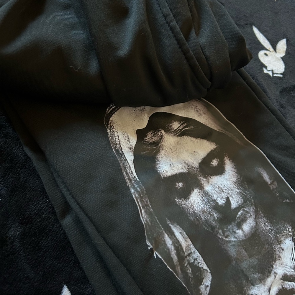 Black Graphic Hoodie